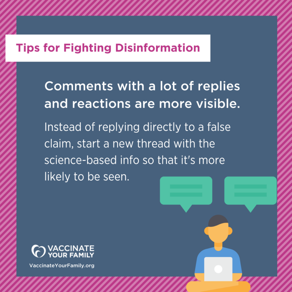 Graphic Image of Tips for Fighting Disinformation 4